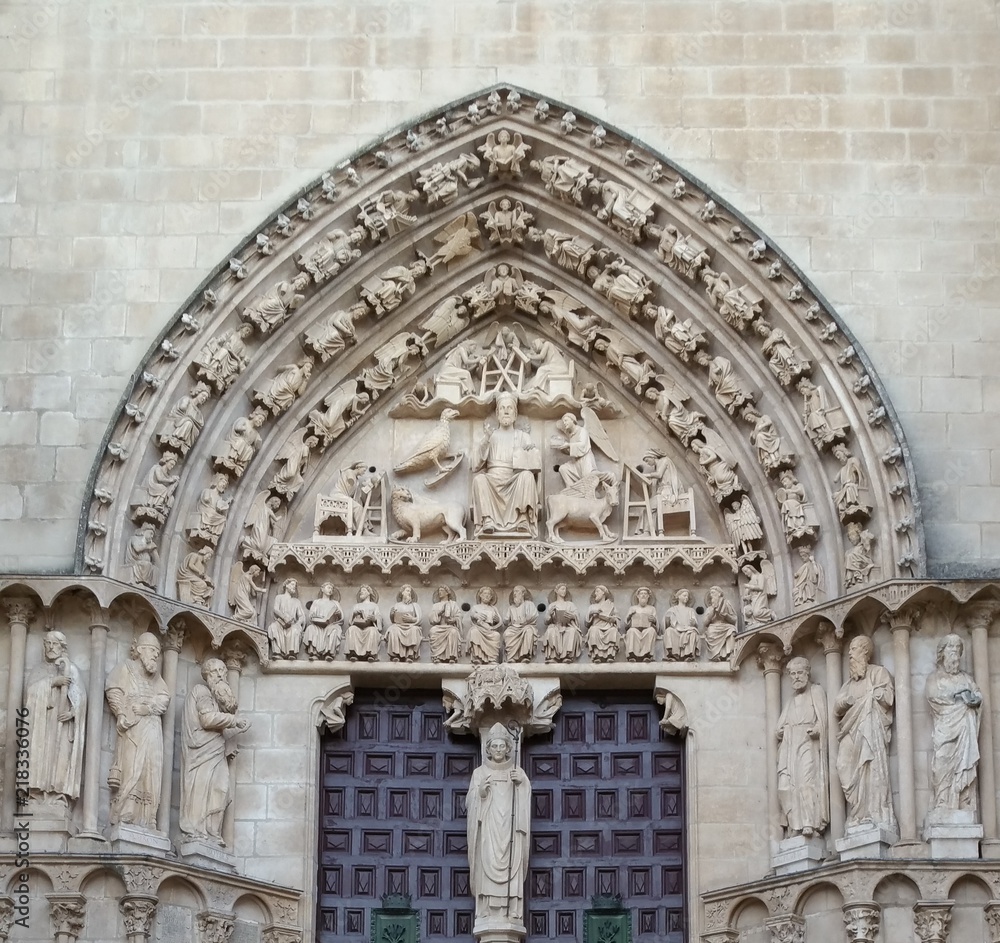 Puerta de catedral burgos