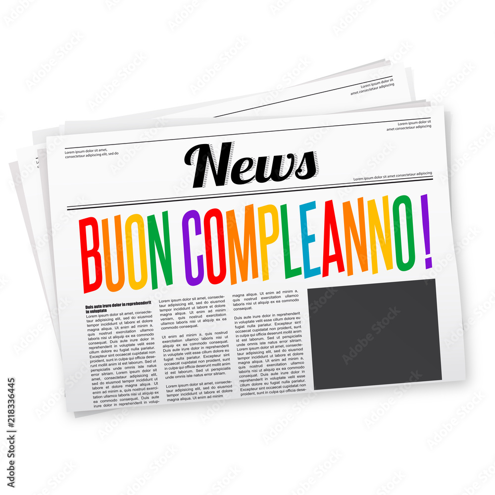 Obraz premium Buon compleanno !