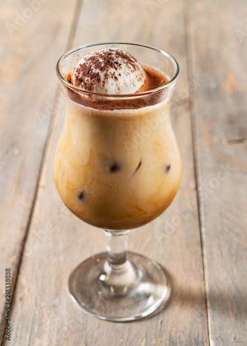 frappe with ice cream photo