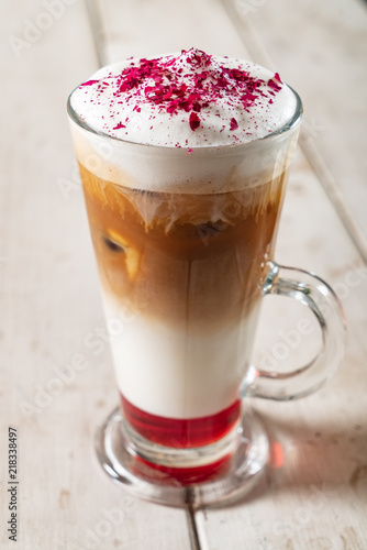 cold coffee with syrup © Maksim Shebeko