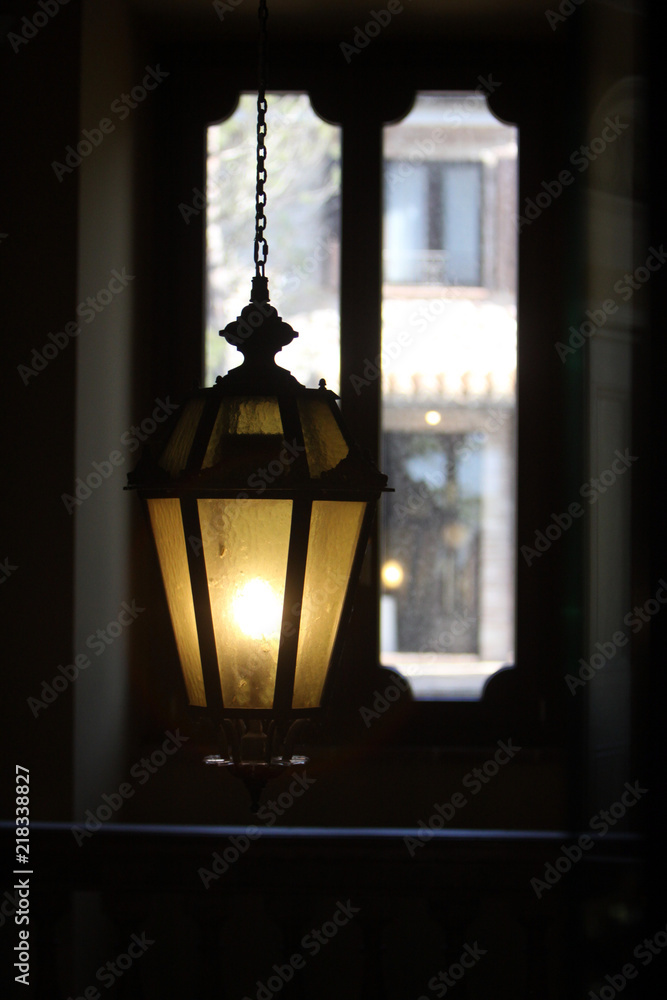 indoor chandelier - vintage lamp