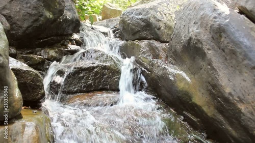 natural waterflow in Aruku, located in India photo