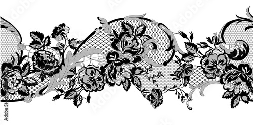 lace seamless pattern photo