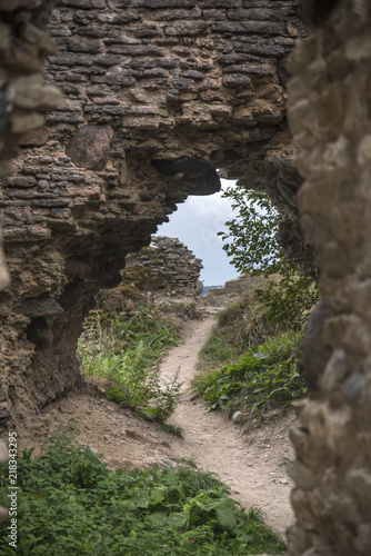 Tooles castle on the coast of the Baltic Sea.