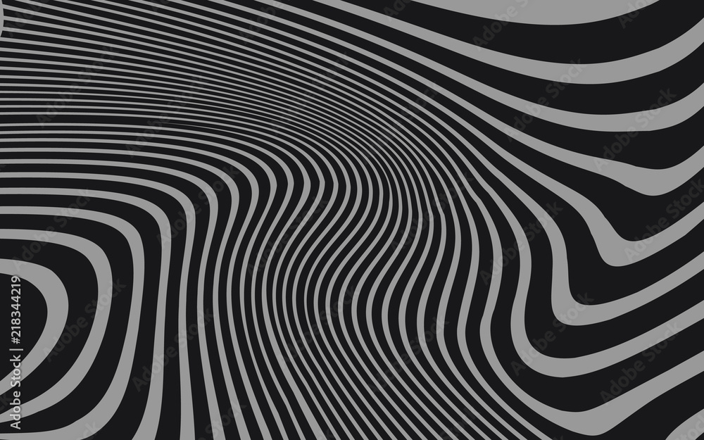 Abstract Warped Lines Background