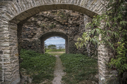 Tooles castle on the coast of the Baltic Sea.