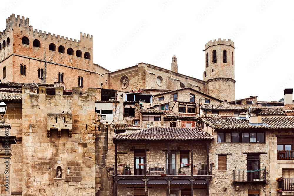 Valderrobres town and castle. Spain