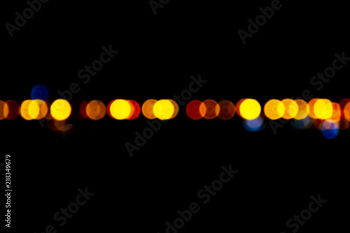 Bokeh with multi colors. Festive lights bokeh background. Defocused bokeh lights. Blurred bokeh. Bokeh light vintage background. Abstract colorful defocused dot. Soft focus. Soft lighting