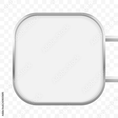 Square with round angles si...