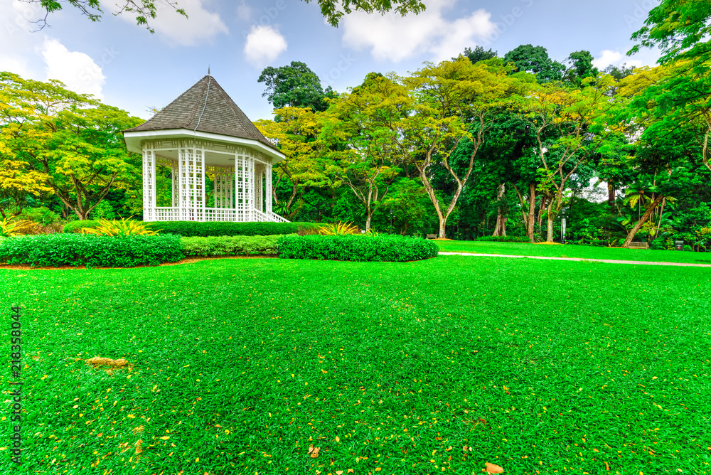 The Bandstand (or Gazebo) at the Botanic Gardens, an UNESCO World ...