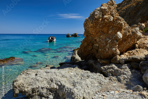 Fototapeta Naklejka Na Ścianę i Meble -  Sweetwater beach in crete