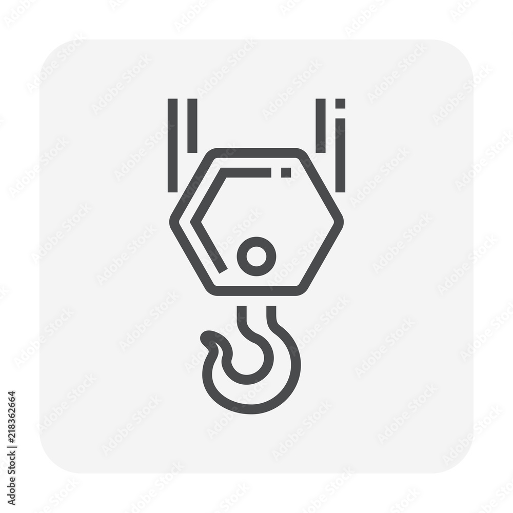 crane hook icon crane hook icon
