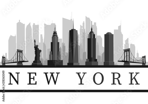 New York USA skyline