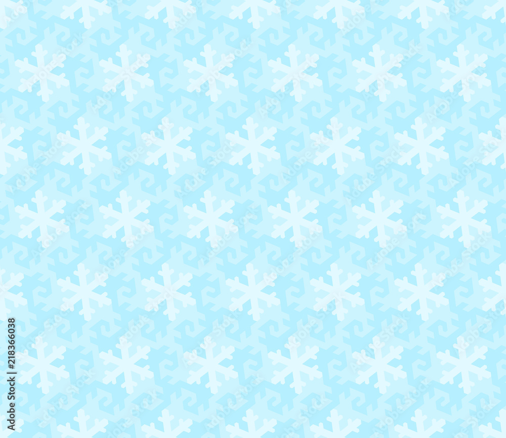 Mosaic from blue snowflakes in techno style. Seamless pattern.
Mosaic from blue snowflakes in techno style. Seamless pattern.