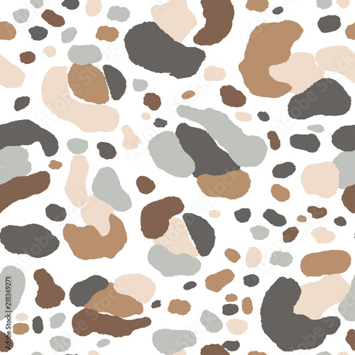 Seamless abstract pattern art. Texture with Hand Painted Crossing Brush Strokes for Print. Rustic texture background. Modern graphics.