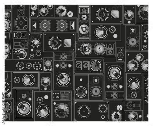 Wall of sound monitors