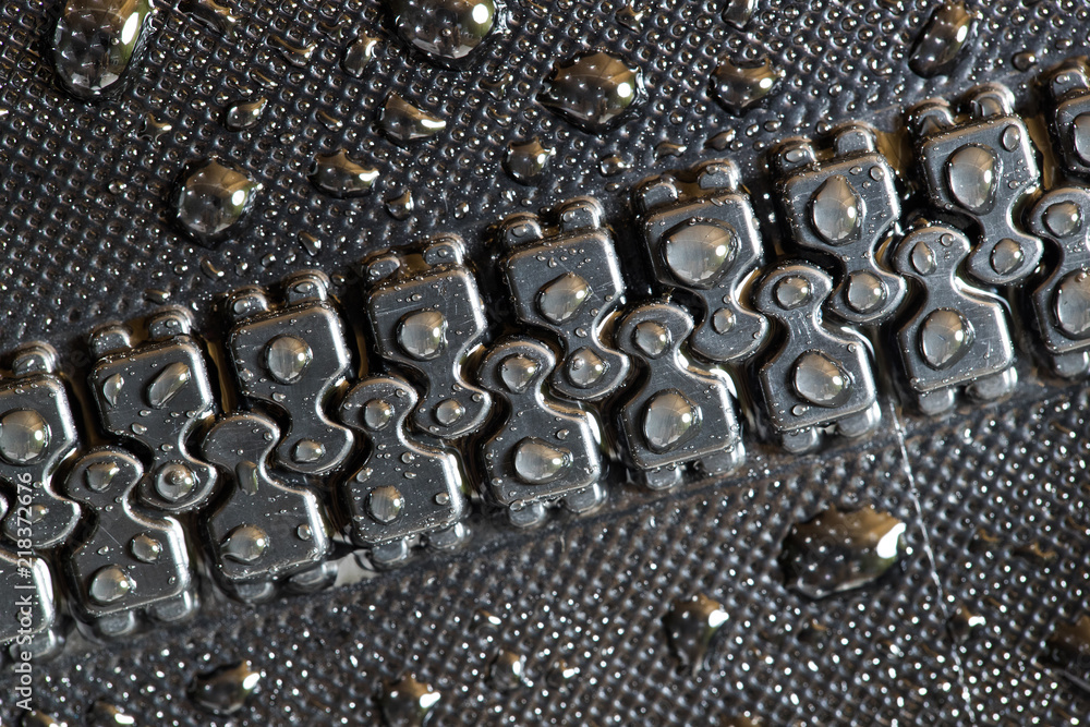 Waterproof zipper and textile repels water
