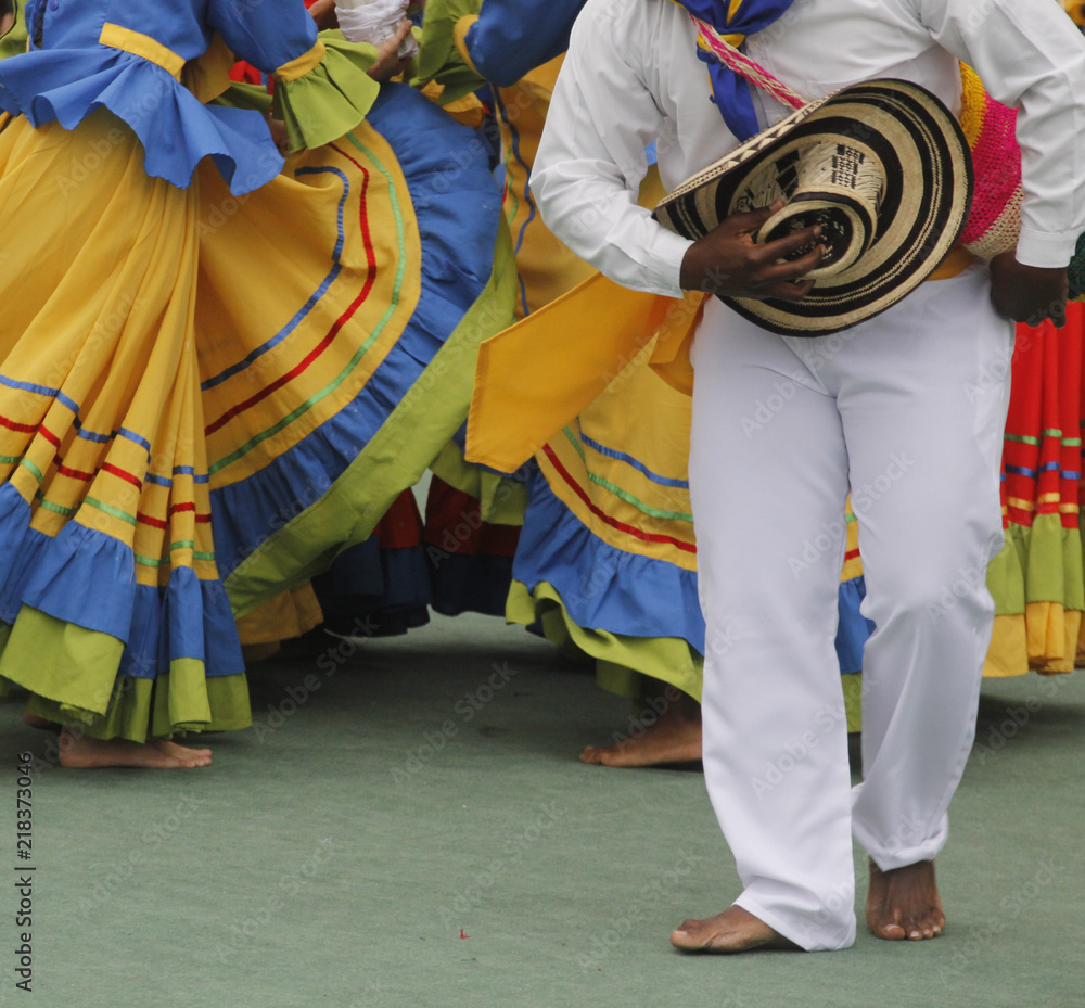 Fototapeta premium Danza tradicional de Colombia