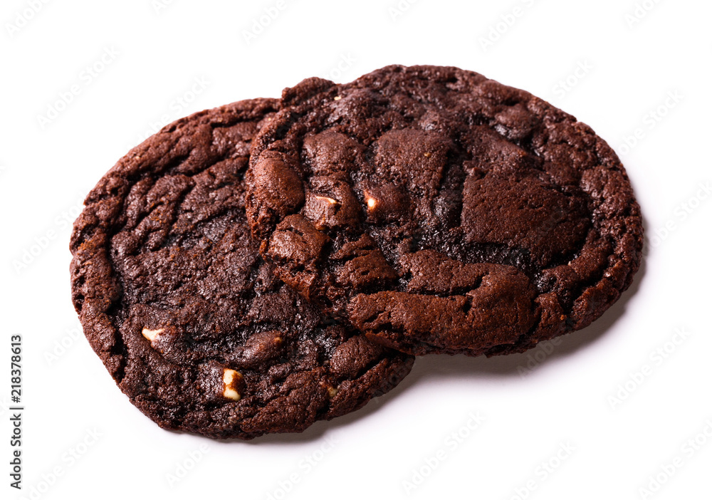 Chocolate Chip Cookie isolated on white background. Chocolate Chip Cookie isolated on white background.