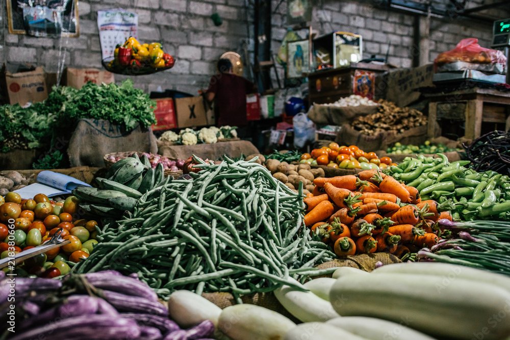 beautiful vegetable market in india