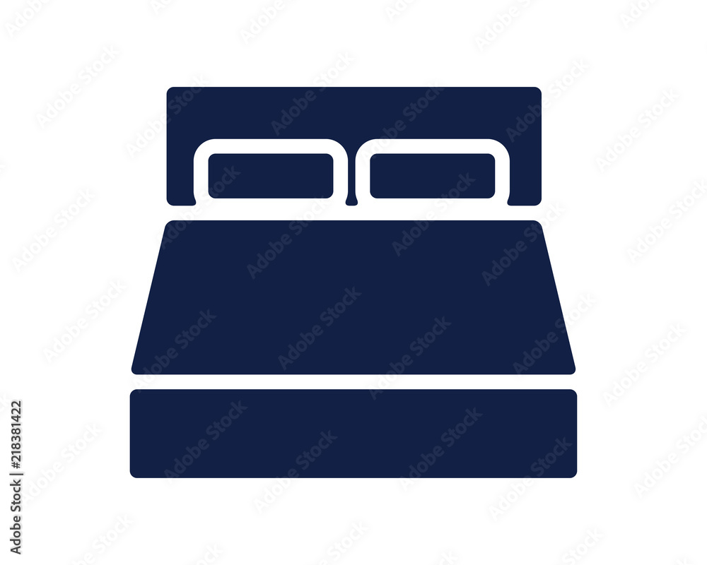 bed glyph icon , designed for web and app bed glyph icon , designed for web and app