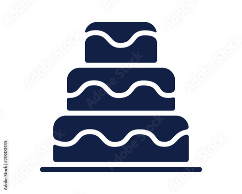 wedding cake glyph icon , designed for web and app