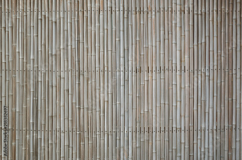 竹を組んで作った塀（和風のテクスチャー）