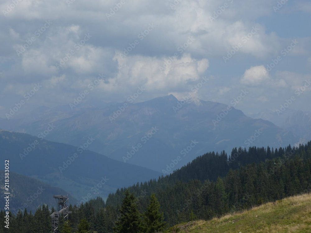 summit rock panorama landscape of the mountains in south tyrol italy europe