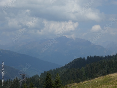 summit rock panorama landscape of the mountains in south tyrol italy europe