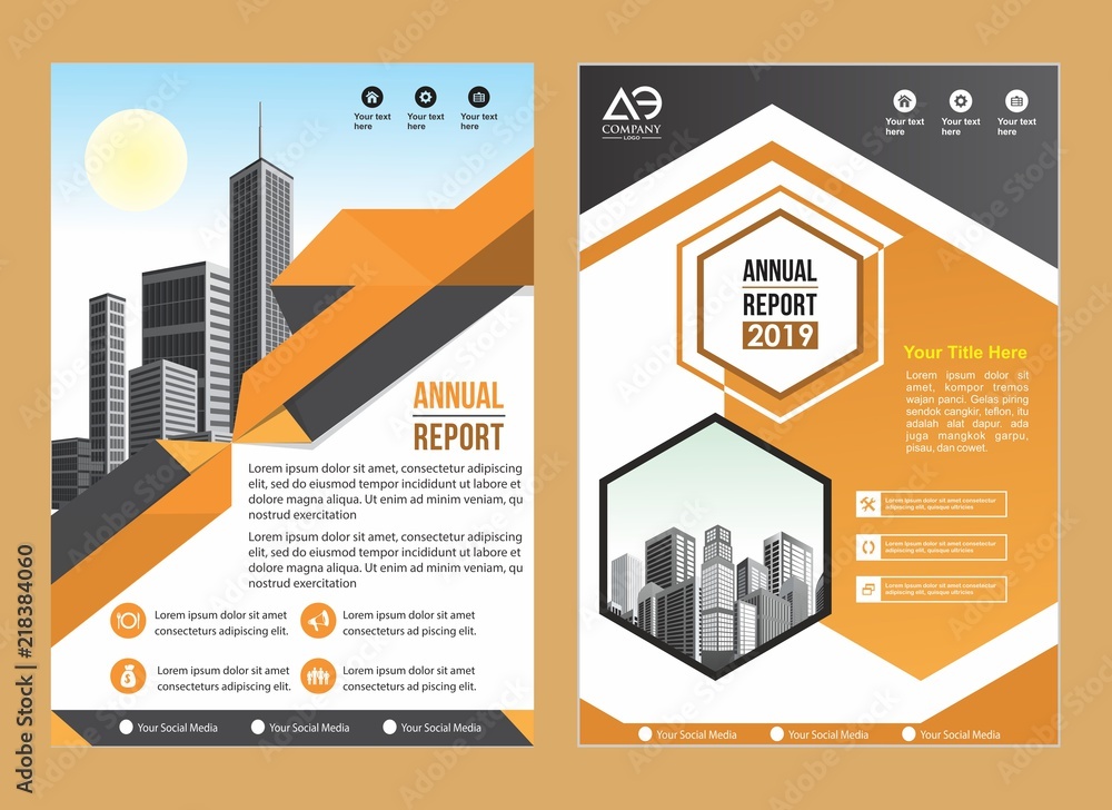 Obraz premium abstract cover and layout for presentation and marketing 