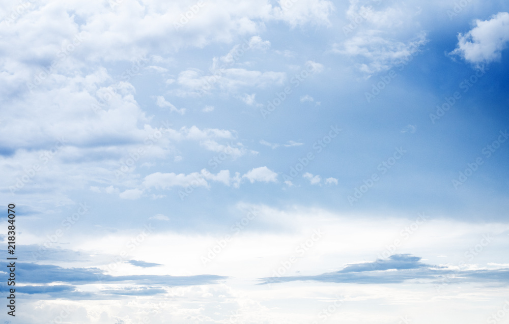 The sky background with waving white cloud,beauty by nature The sky background with waving white cloud,beauty by nature