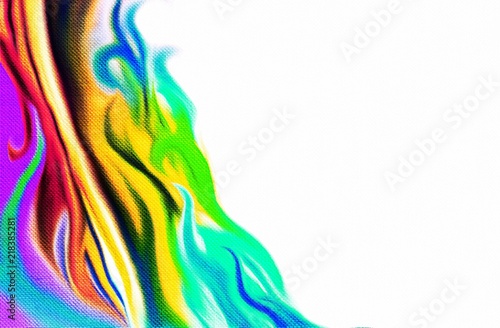 Fototapeta Naklejka Na Ścianę i Meble -  Vivid bright rainbow colored colorful frame design canvas background
