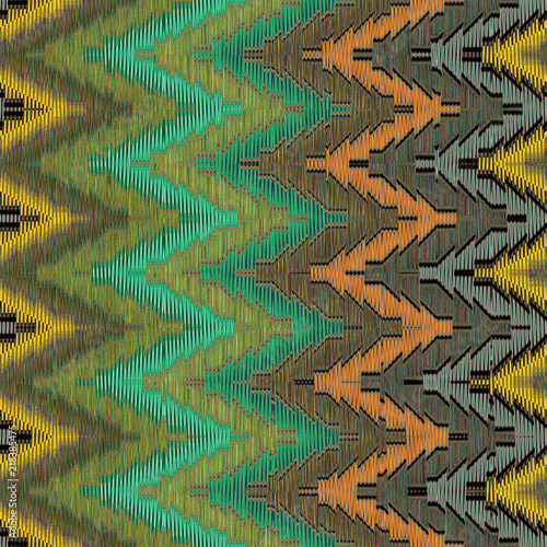 Abstract image geometric  pattern can be used as a template for tapestry