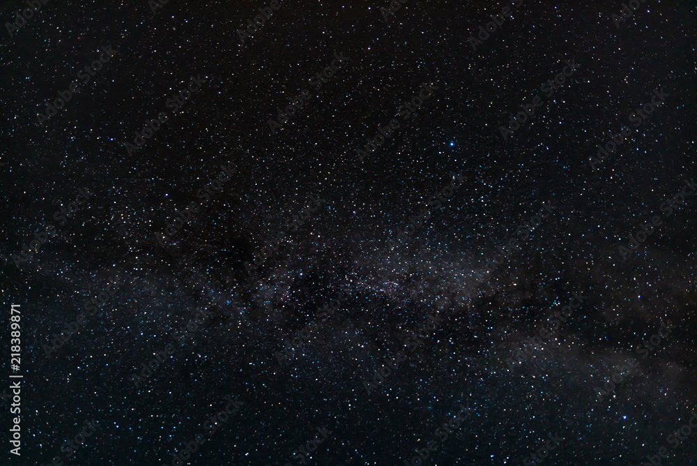 Fototapeta premium Night starry sky with Milky Way