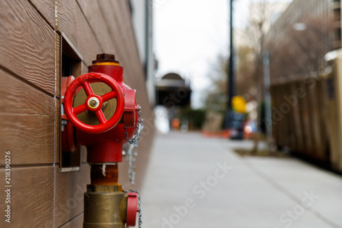 City Street with Water Valve