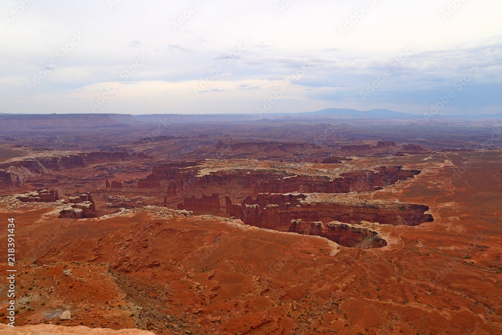 Grand View Point, Island in the sky district, Canyonlands National Park in Utah 