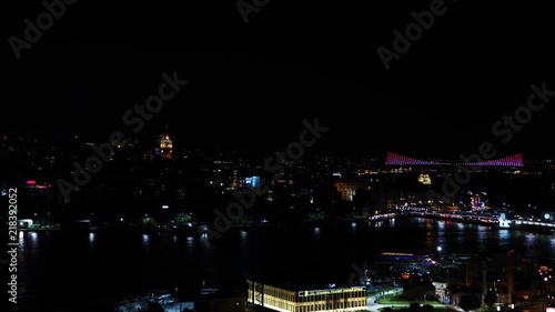 Wallpaper Mural 4K Time Lapse Video of Historical Galata Tower in Istanbul Torontodigital.ca