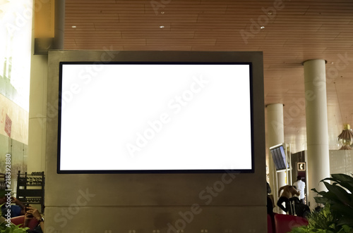 Photography Billboard in a airport lobby