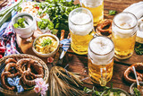 Bayerische Spezialitäten Oktoberfest Bier 