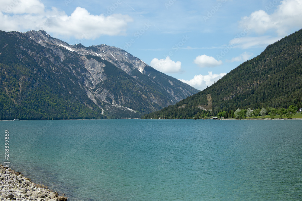 Achensee lake in mountains of Tyrol, Austria