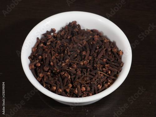 dry cloves on white background, Dry Clove on Wooden Background, Clove, Clove in Bowl