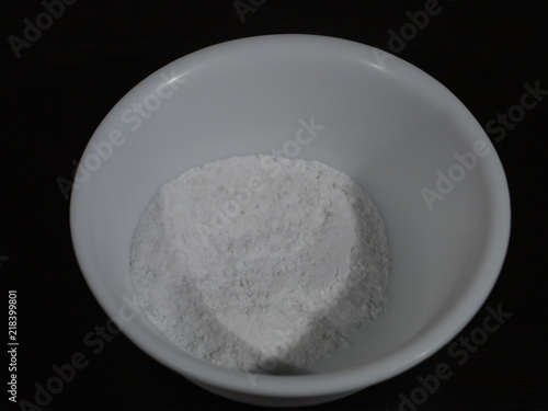Alum,Alum Powder,Fitkari,Fitkari Powder, Fitkari and Powder on Wooden Background,