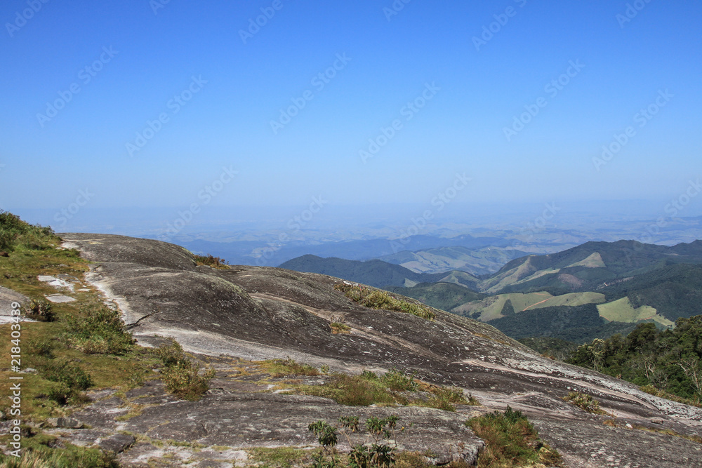 View of belvedere Platô trail . Serra da Mantigueira - Monte Verde -MG