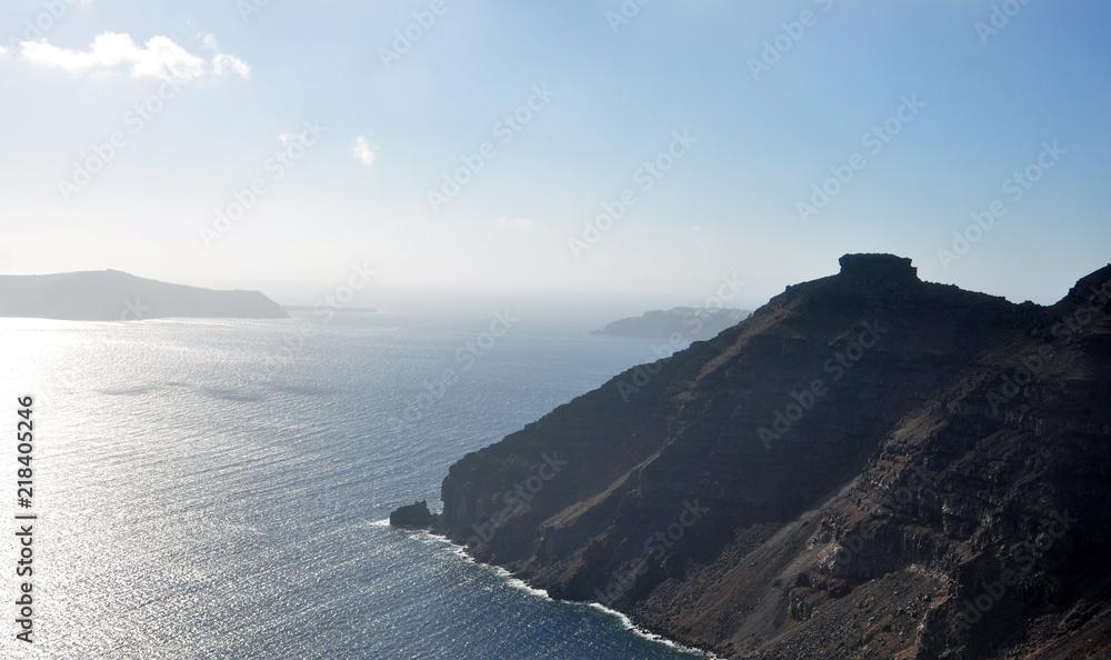 Santorini -  Sharos rocks 