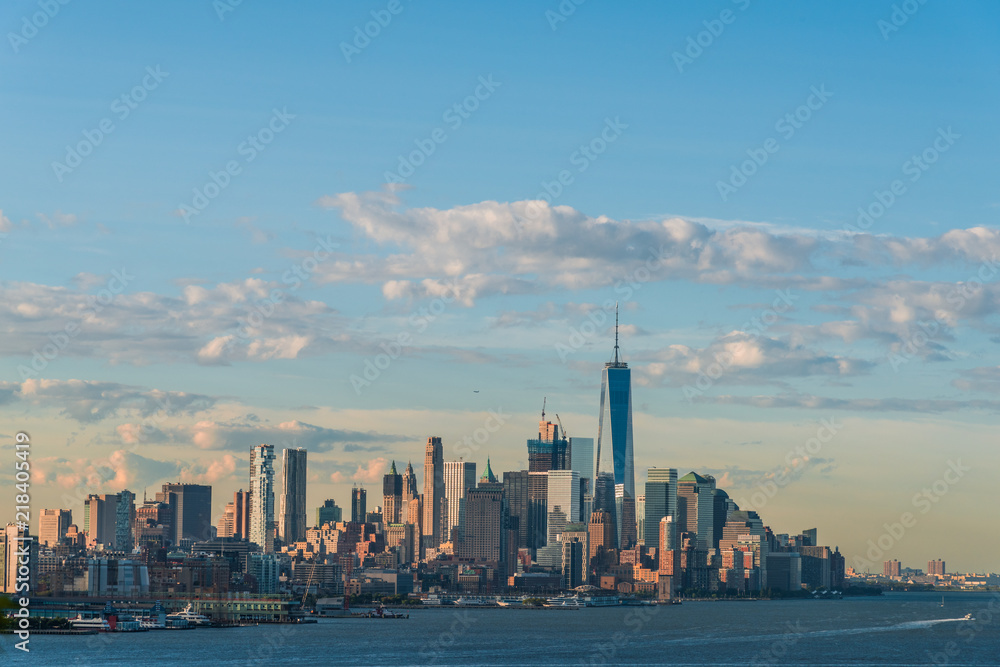 Downtown view of Manhattan