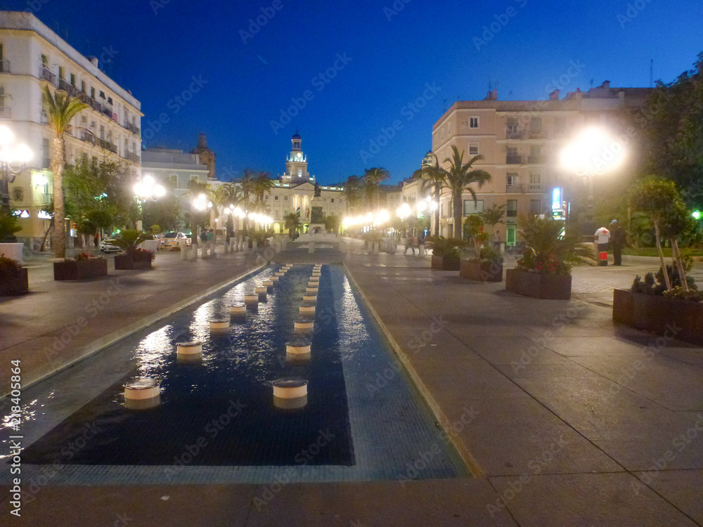 Cadiz. Andalucia. Ciudad  de España en mar mediterraneo