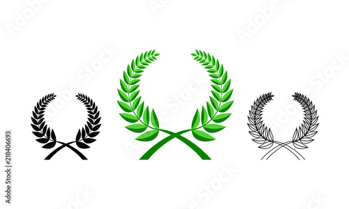 Laurel Wreaths Vector 