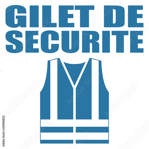 Logo gilet de sécurité.