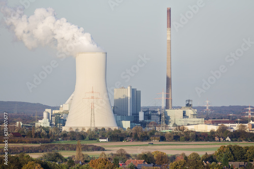 Wallpaper Mural Distant Power Plant At Sunset Torontodigital.ca