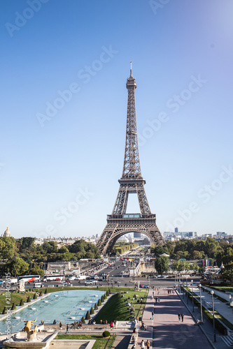 View on Eiffel Tower  Paris  France
